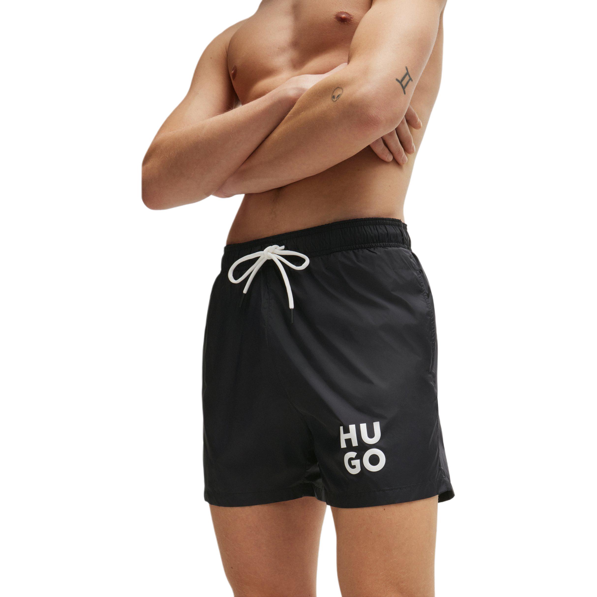 Hugo Boss Paol square logo swim shorts