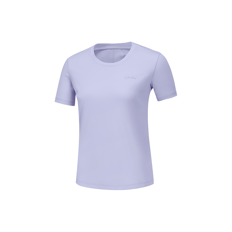Skechers GODRI SS25 Quick Dry T Shirts Women’s Photinia Purple/00FW