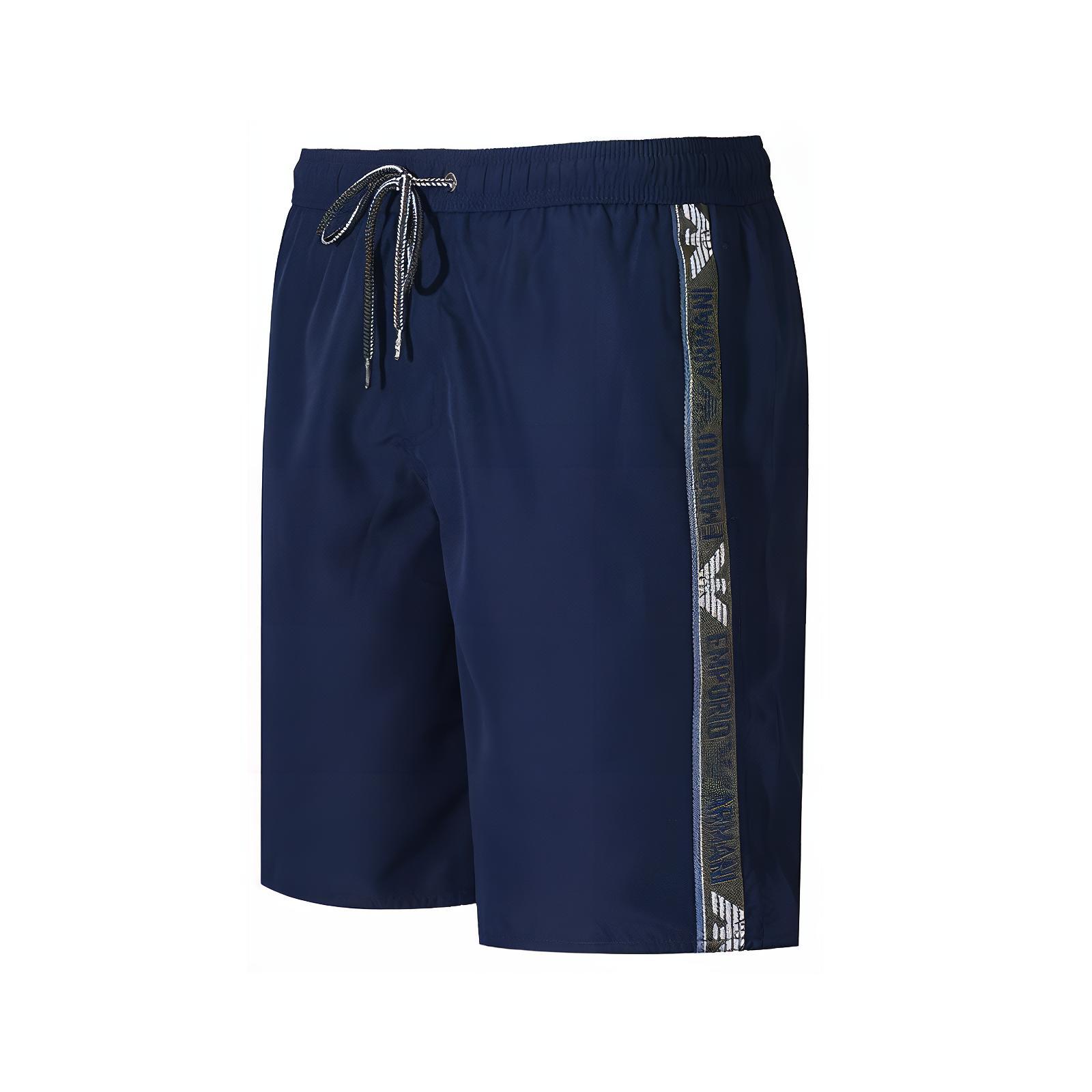 EMPORIO ARMANI SS24 Beach Shorts Men’s Dark Blue