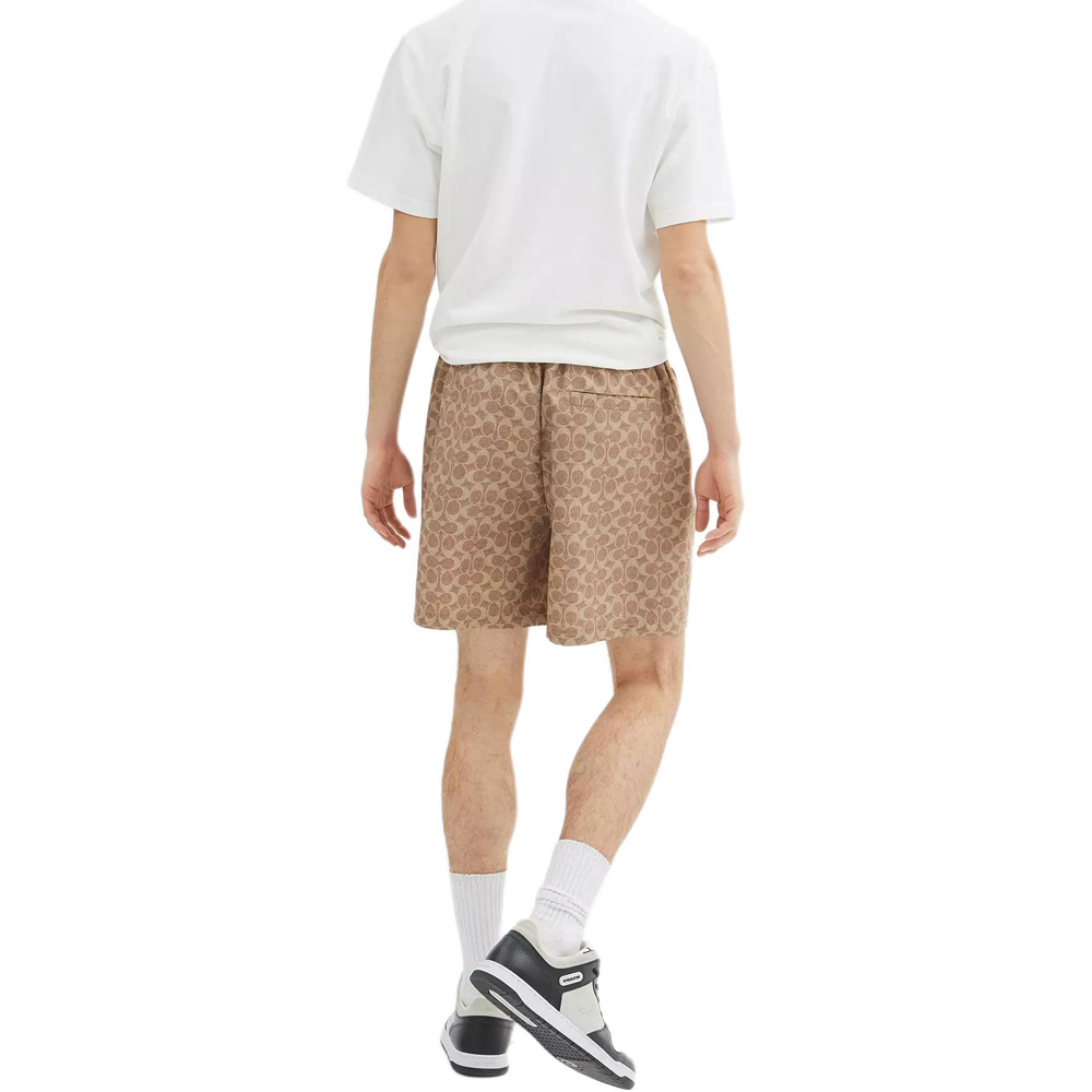 COACH SS25 Beach Shorts Men’s Light Brown