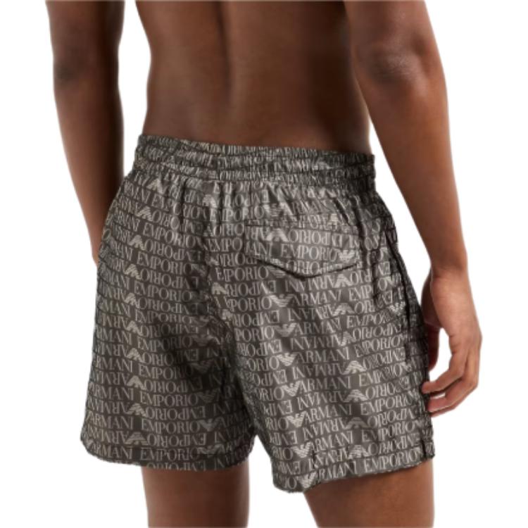 EMPORIO ARMANI Swim Shorts With All over Jacquard Logo