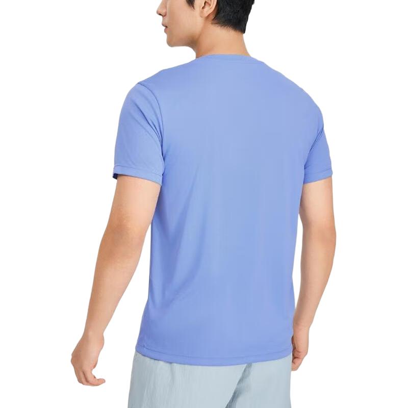 Skechers Basic Sports Collection SS23 T Shirt Men’s Persian Sapphire Blue