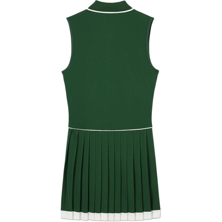 Lacoste logo-embroidery sleeveless mini dress