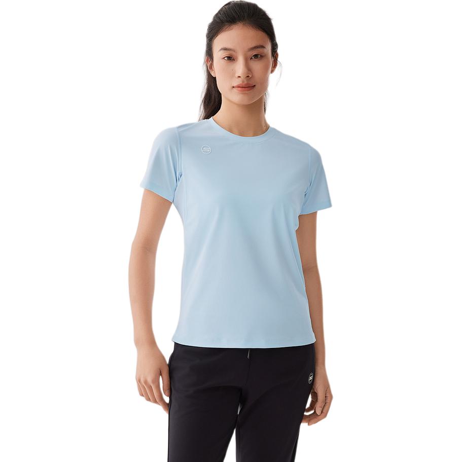 Skechers GODRI Quick Dry T Shirts Women’s Frost Blue