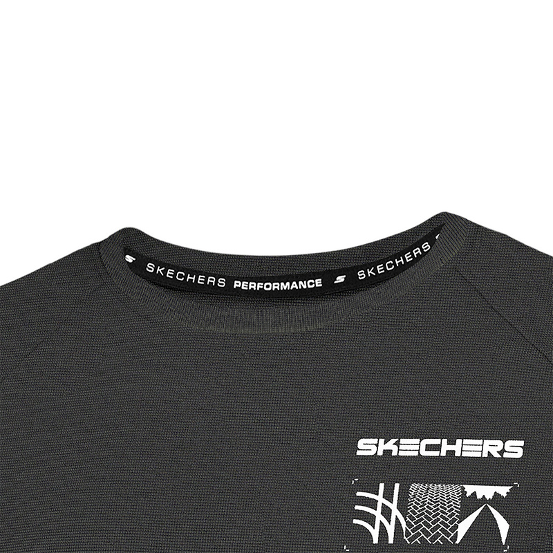 Skechers Basic Sports Collection SS25 T Shirt Men’s Black 0018