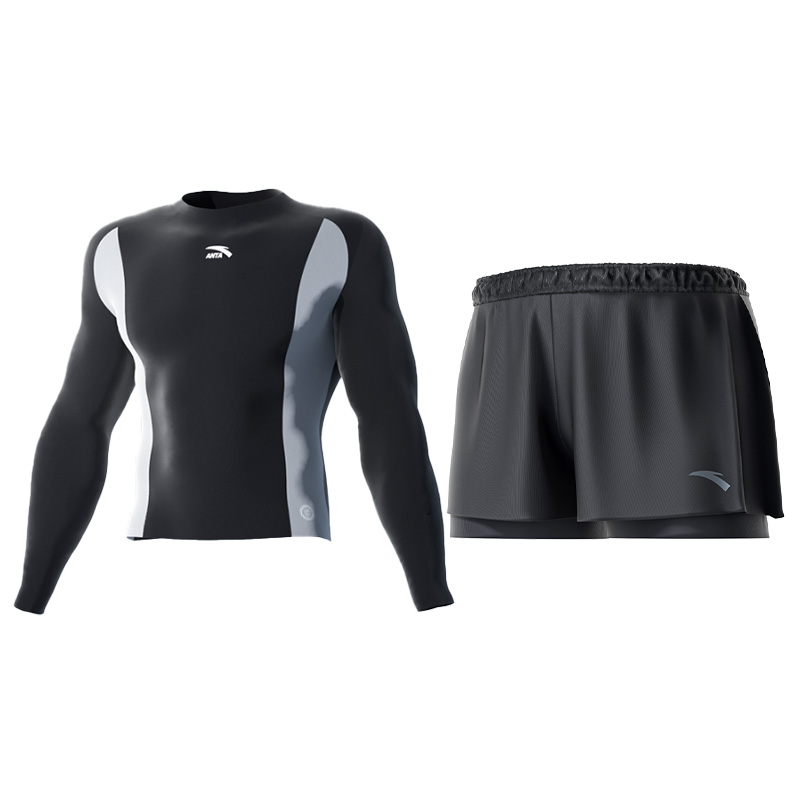Anta Swimsuit Set Men’s 2 Pack Black
