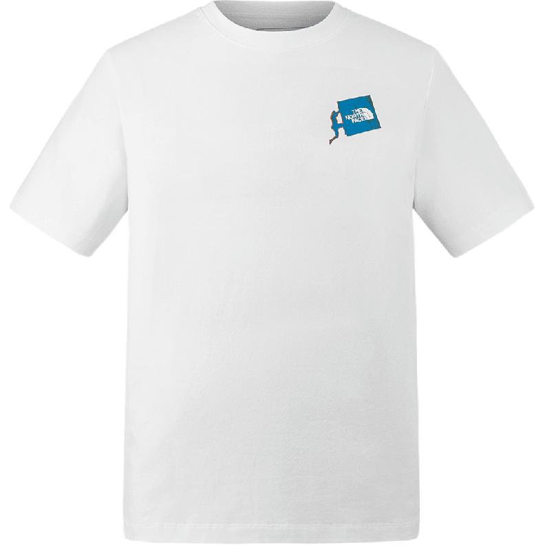 THE NORTH FACE Quick Dry T Shirts Men's Snow Peak White