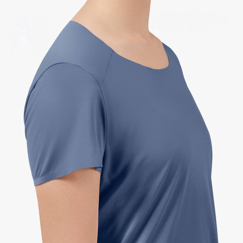 On Regular Running T Shirt Women’s Cerulean/Black