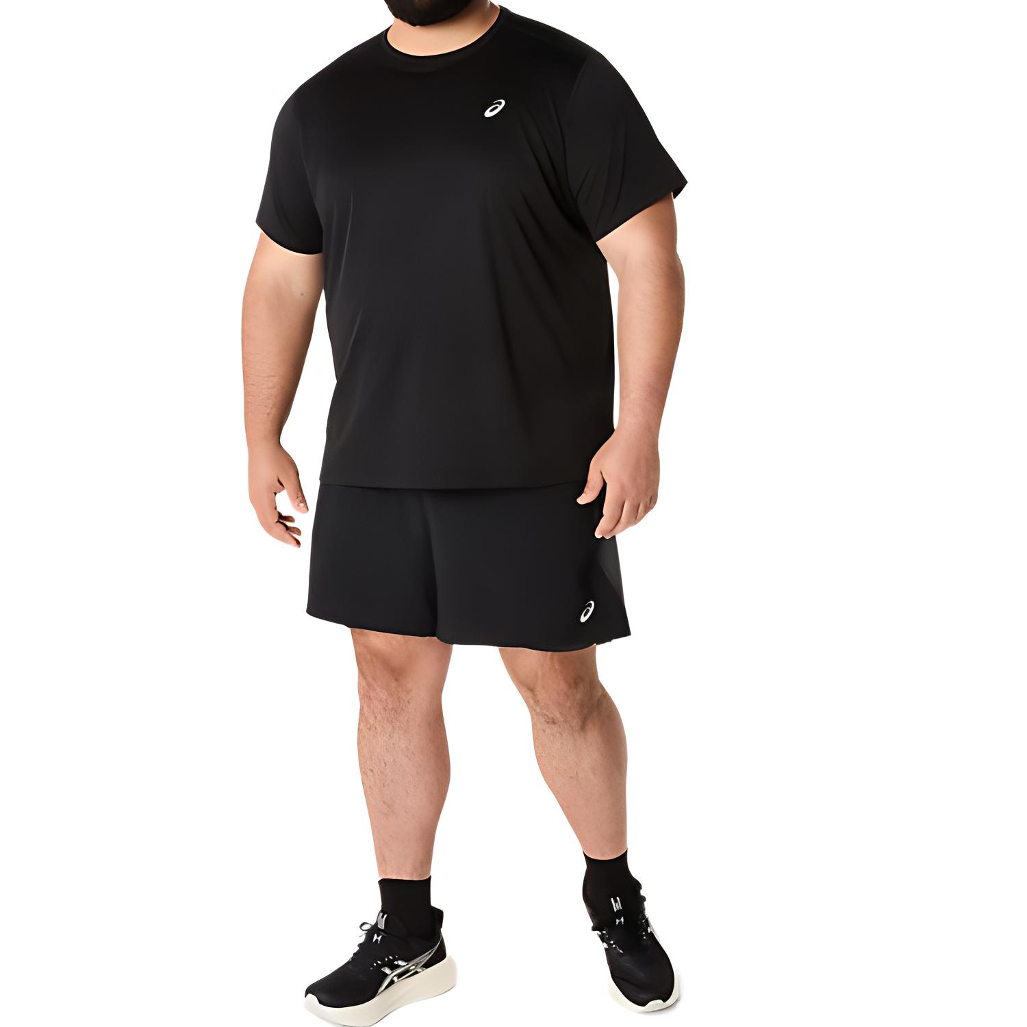ASICS Running T Shirt Men’s Black