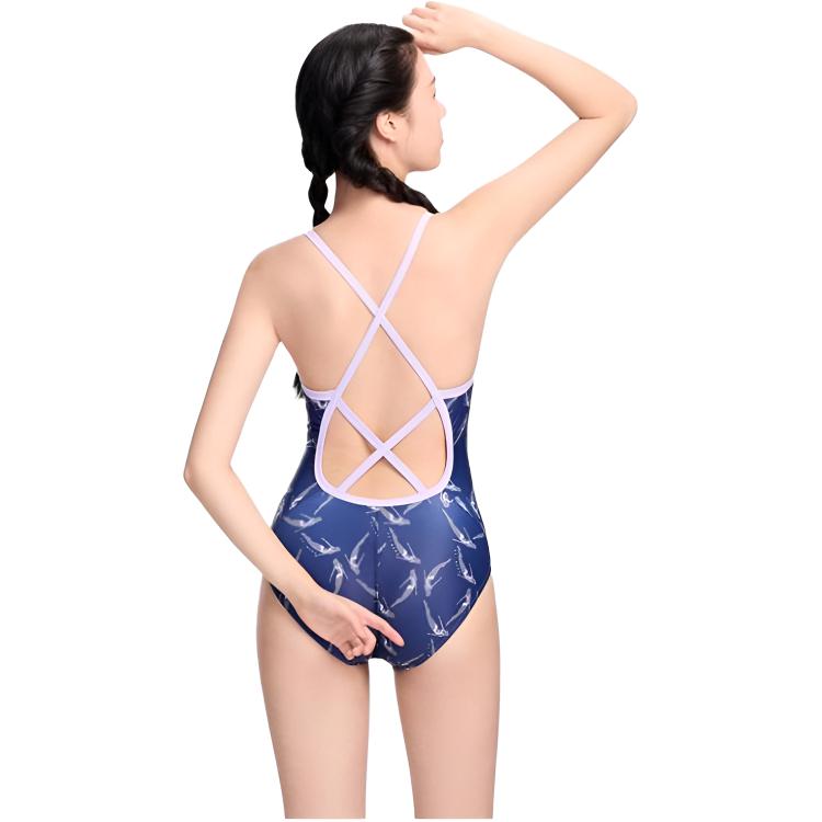 Li Ning Swim Collection One piece Swimsuit Women’s Image Blue